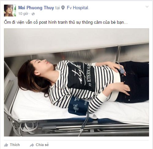 Hoa hau Mai Phuong Thuy nhap vien khien fan lo lang-Hinh-2